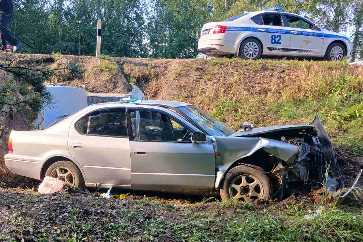Две пассажирки пострадали в ДТП со съехавшей в кювет иномаркой